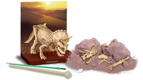 Jungen & Mädchen 3 ALLCELE Dinosaurier Fossil archäologische Ausgrabung Spielzeug Lernspielzeug für Kinder