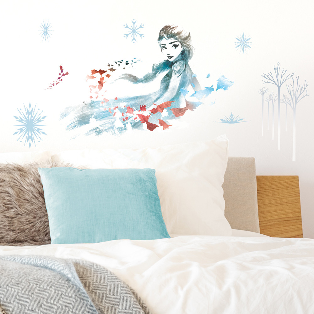 RoomMates DISNEY Frozen Elsa glitzernd Wandtattoo Wandsticker Wandbilder Wan 