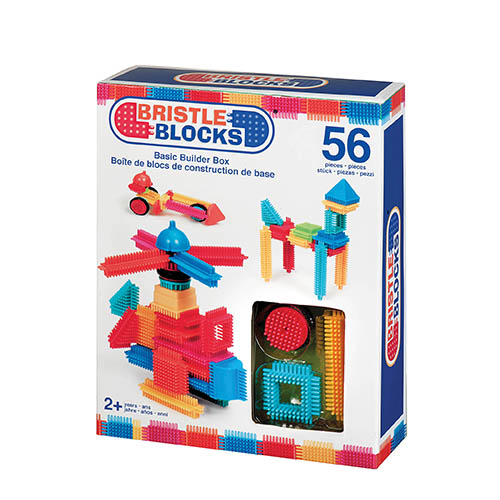 Bristle Blocks 56 Teile Box Steckspielzeug Noppenbausteine 