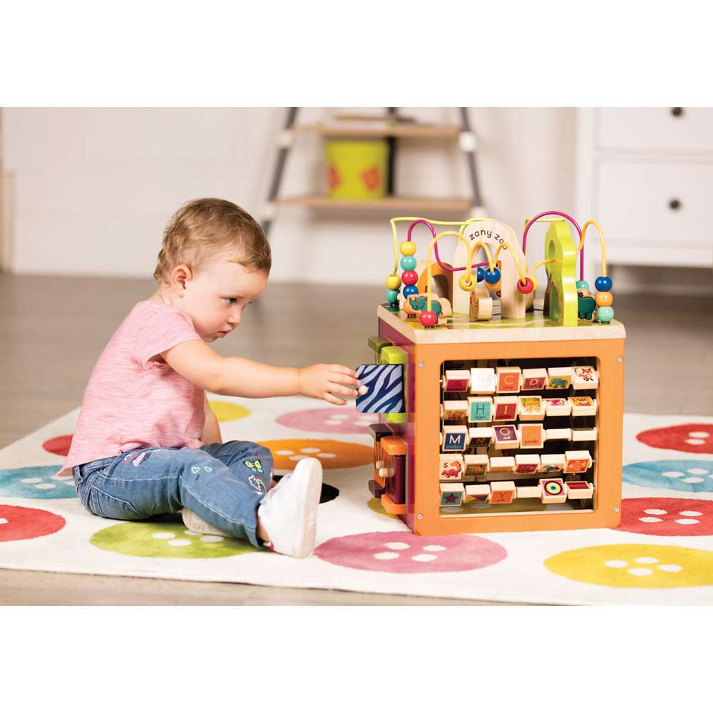 B toys zany zoo activity cube online