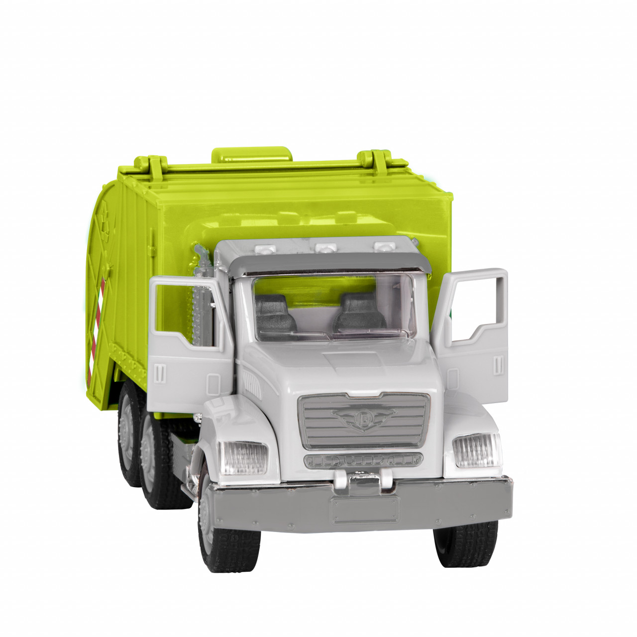 Driven Micro Müllwagen mit schwenkbaren Hecklader Recycling Truck mit Sound 